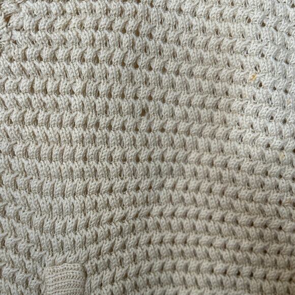 DKNY Men's 100% Merino Wool Full Zip Cardigan Sweater Beige Size XL - Picture 9 of 11